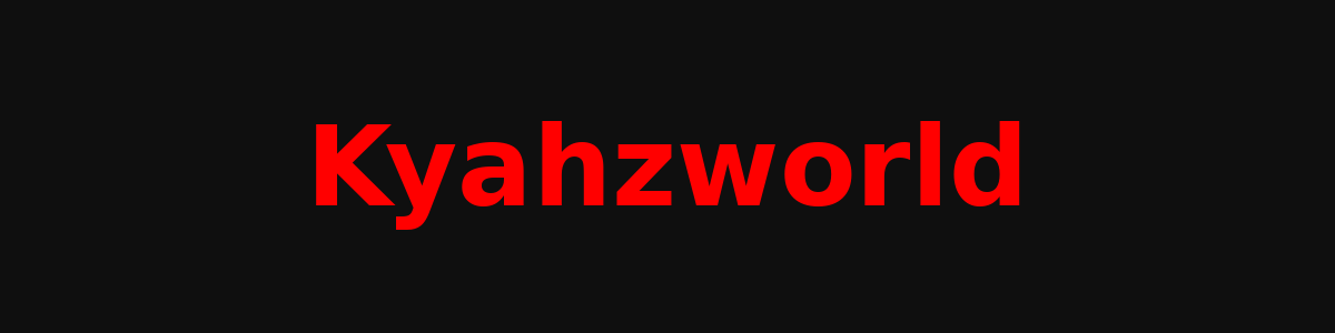 Kyahzworld Logo
